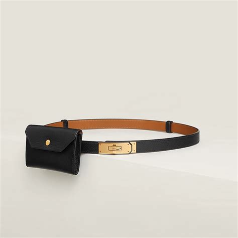 hermes kelly belt noir|hermes kelly belt with pouch.